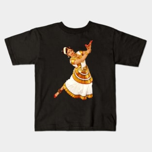 Rhythmic Grace - Indian Dance Inspiration Kids T-Shirt